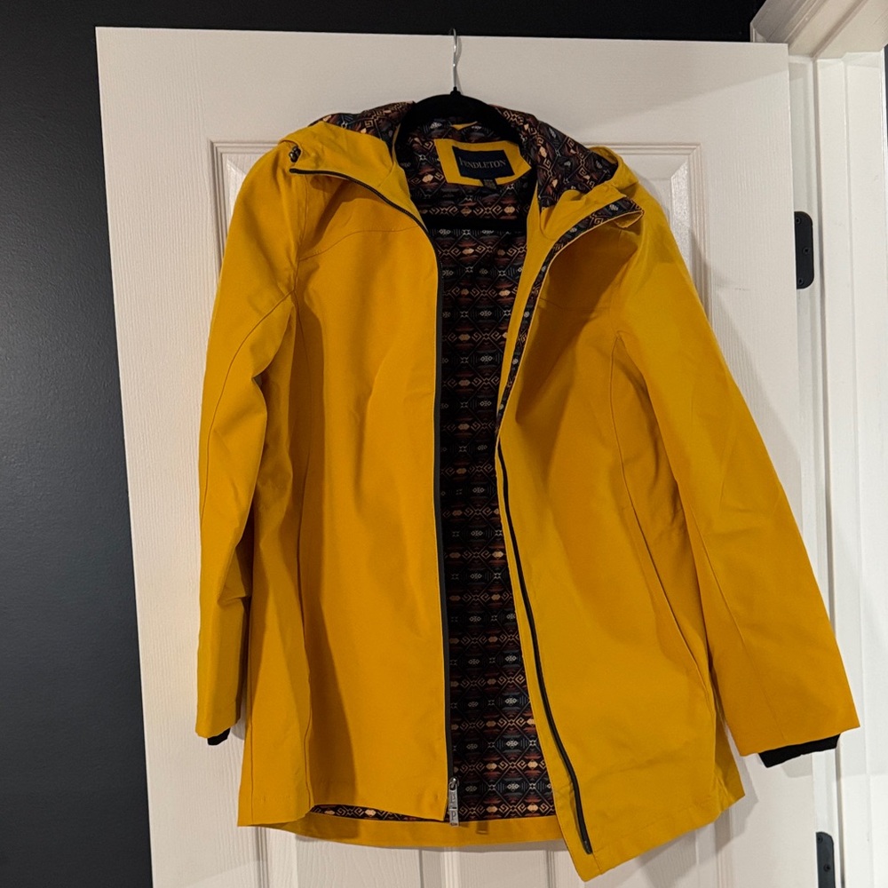 Pendleton Rain Jacket with Patterned Lining